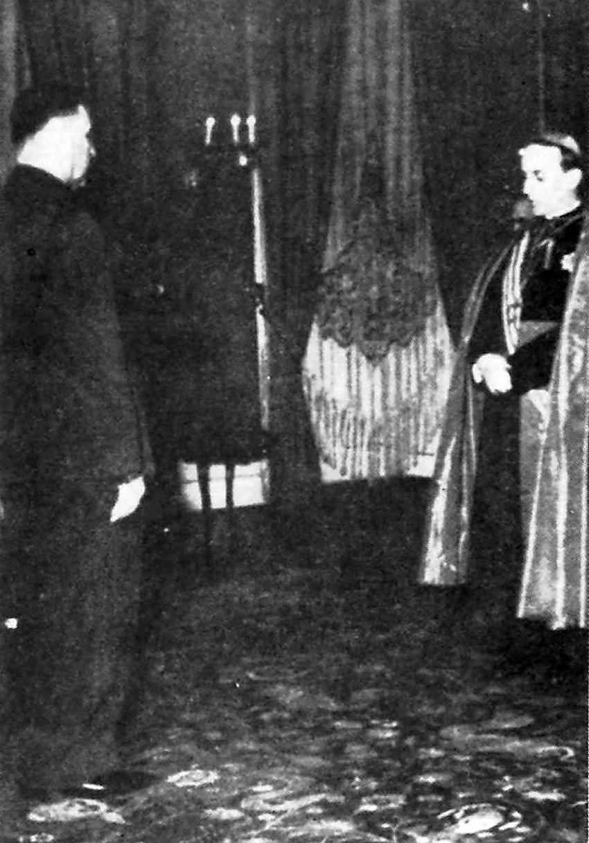 Kardinal Alojzije Stepinac kod poglavnika Ante Pavelića