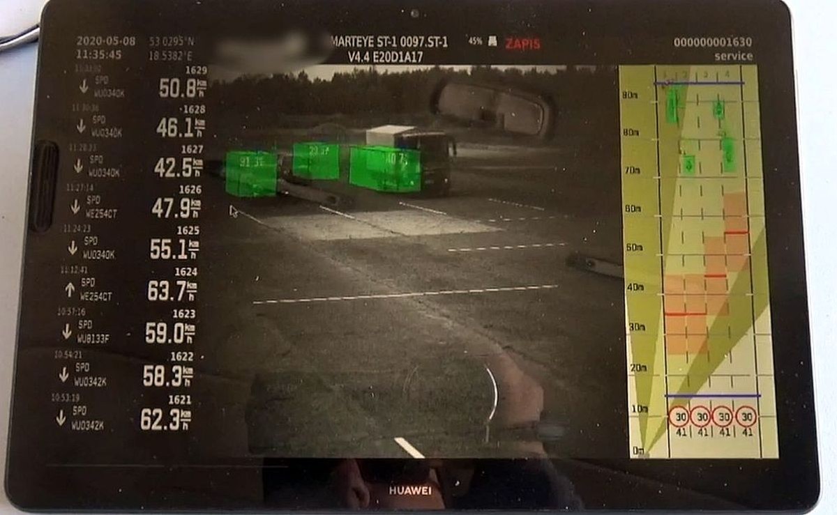 Odcinkowy pomiar prędkości nowej generacji na autostradzie A4 już łapie kierowców. Kamery zarejestrowały już 100,5 tys. naruszeń, to 129 mandatów na godzinę