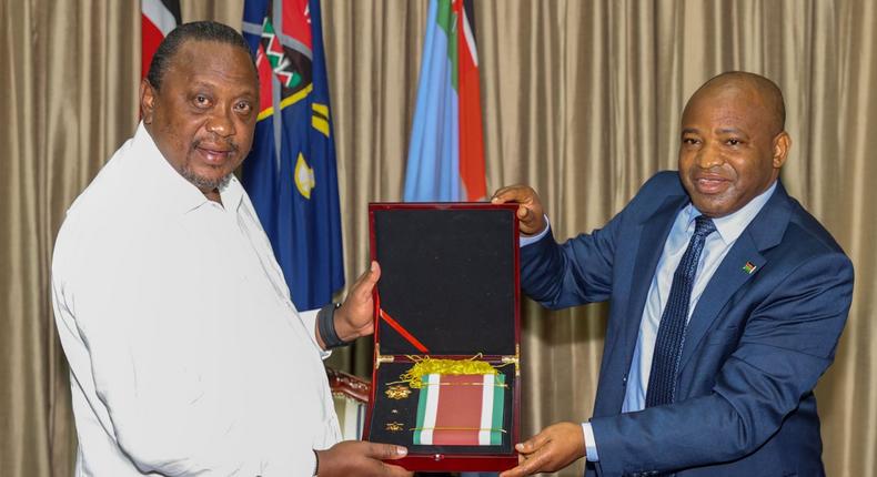 President Uhuru Kenyatta awarded highest national honour by Burundi