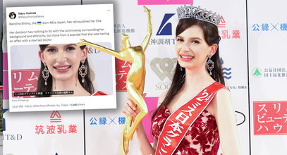 Pochodząca z Ukrainy Miss Japonii zrzekła się tytułu. W tle skandal obyczajowy