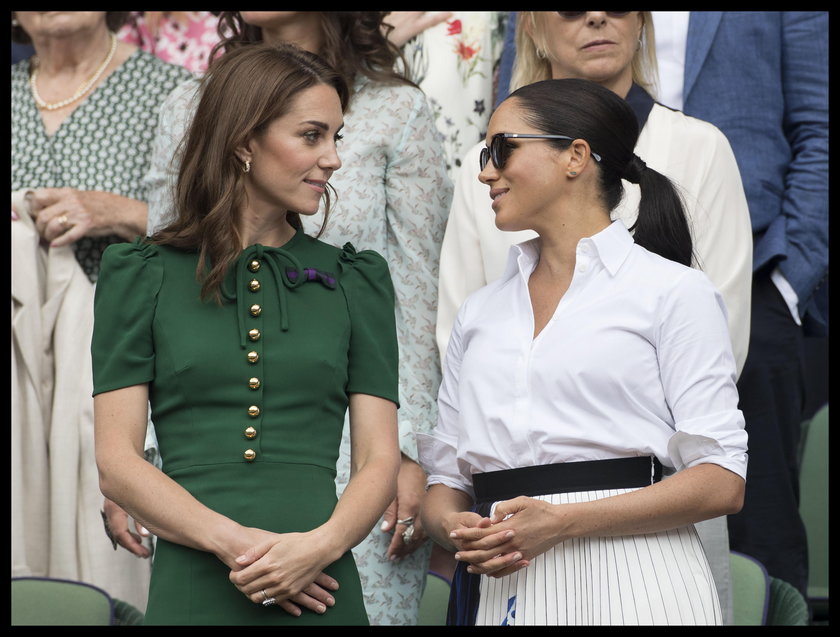 Księżna Kate i księżna Meghan na finale Wimbledonu