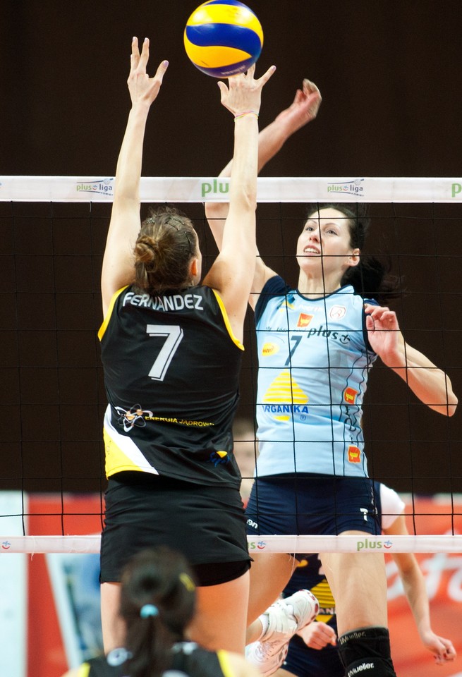 LIGA SIATKAREK ORGANIKA BUDOWLANI ŁÓDŹ KONTRA ATOM TREFL SOPO