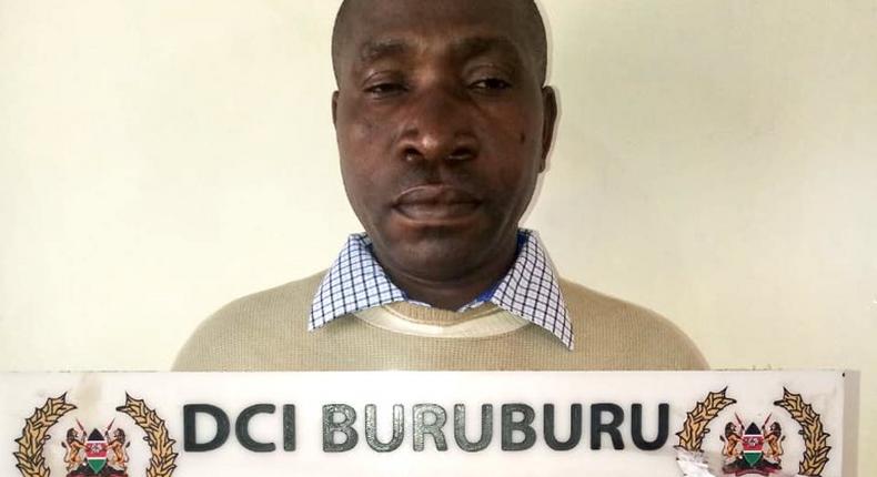 Dickson Okoyo Ndemo of Kajiado county arrested over defilement case of a 12 year old.