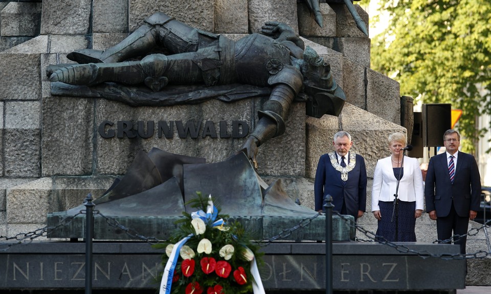 KRAKÓW 600. ROCZNICA BITWY POD GRUNWALDEM UROCZYSTOŚCI