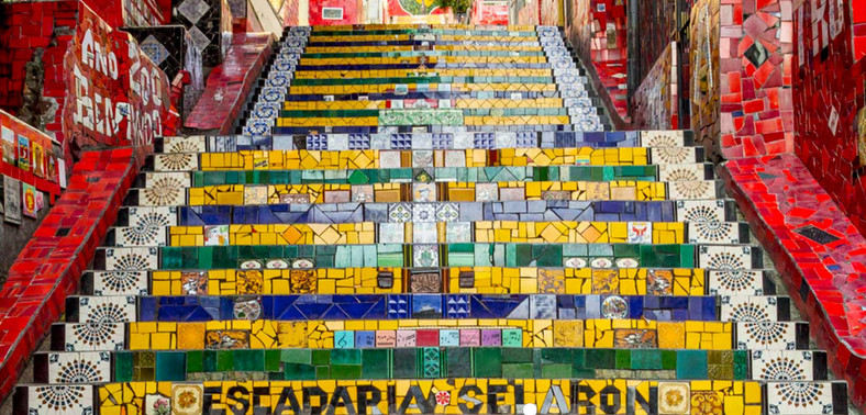 Escadaria Selarón, Rio de Janeiro, Brazylia