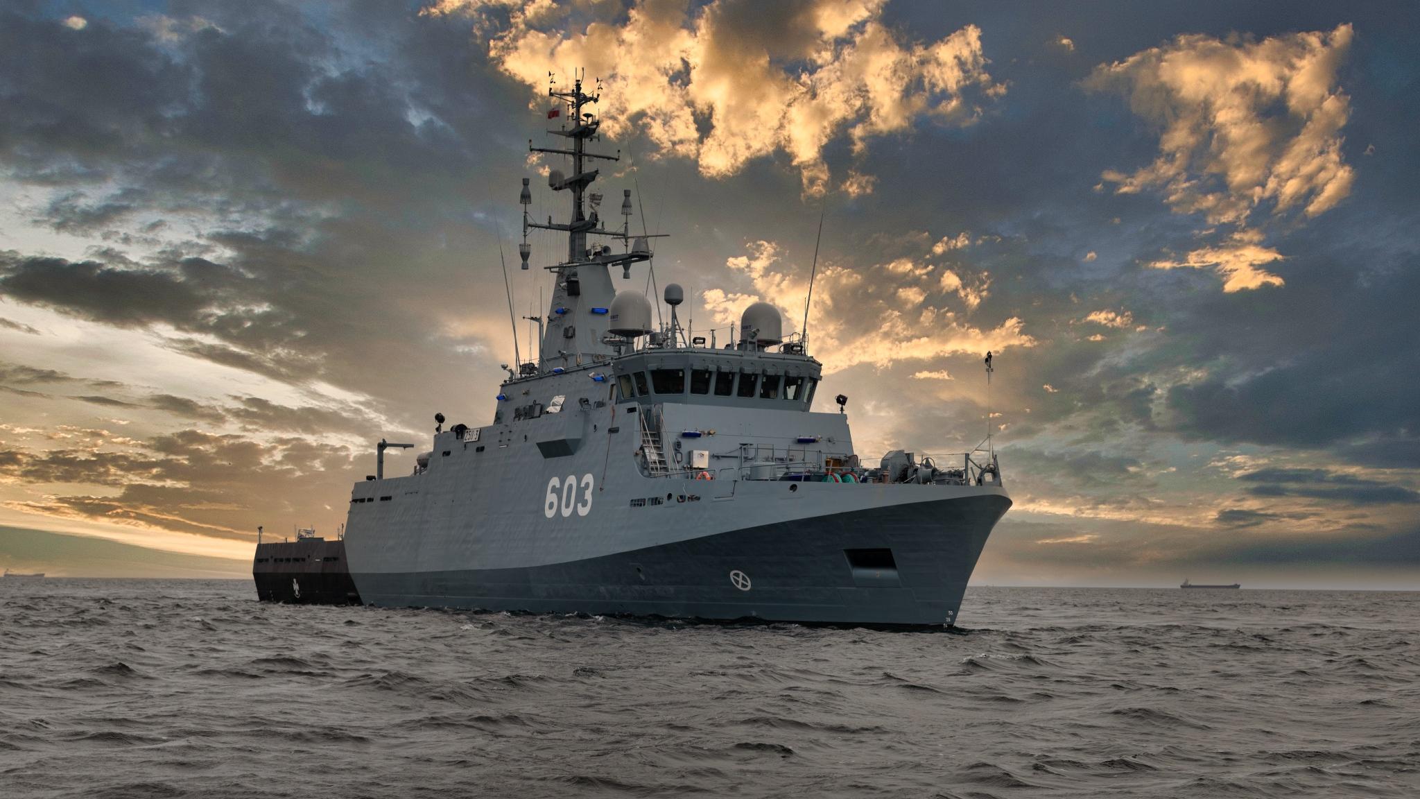 Polska marynarka wojenna otrzyma wkrótce nowy okręt. ORP Mewa na ostatniej  prostej