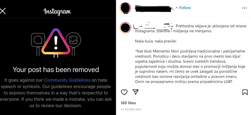 Objava sa Instagrama