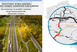 Nowy odcinek drogi S19 przebiegnie estakadą na filarach o wysokości ok. 30 m