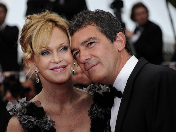 Melani Grifit i Antonio Banderas na Kanskom festivalu 2011.