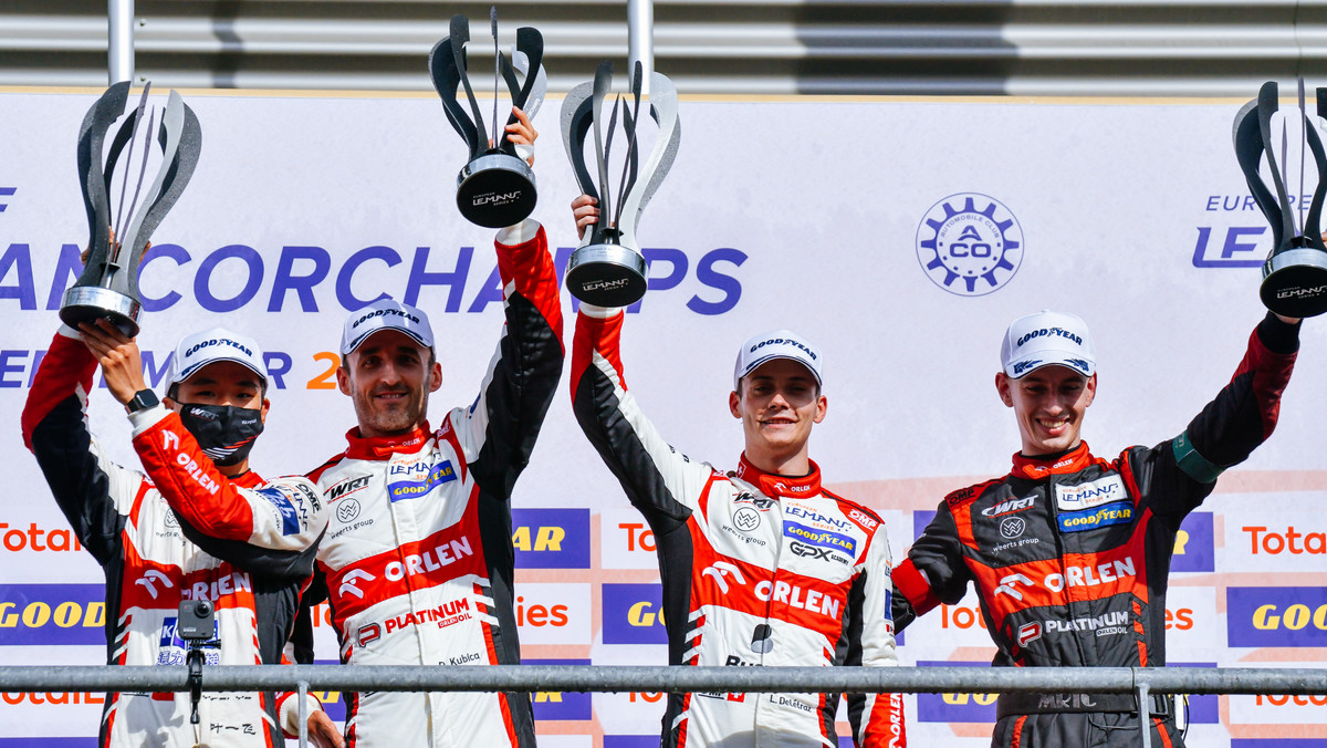 European Le Mans Series - Robert Kubica podniesie trofeum z kolegami z Orlen Team WRT