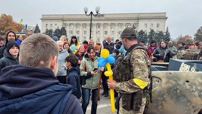 Chersoń tuż pod wyzwoleniu