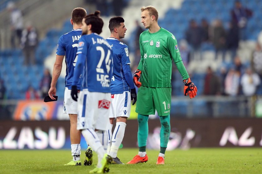 Ekstraklasa , pilka nozna , Lech Poznan - Zaglebie Lubin Polish Football Extraleague 