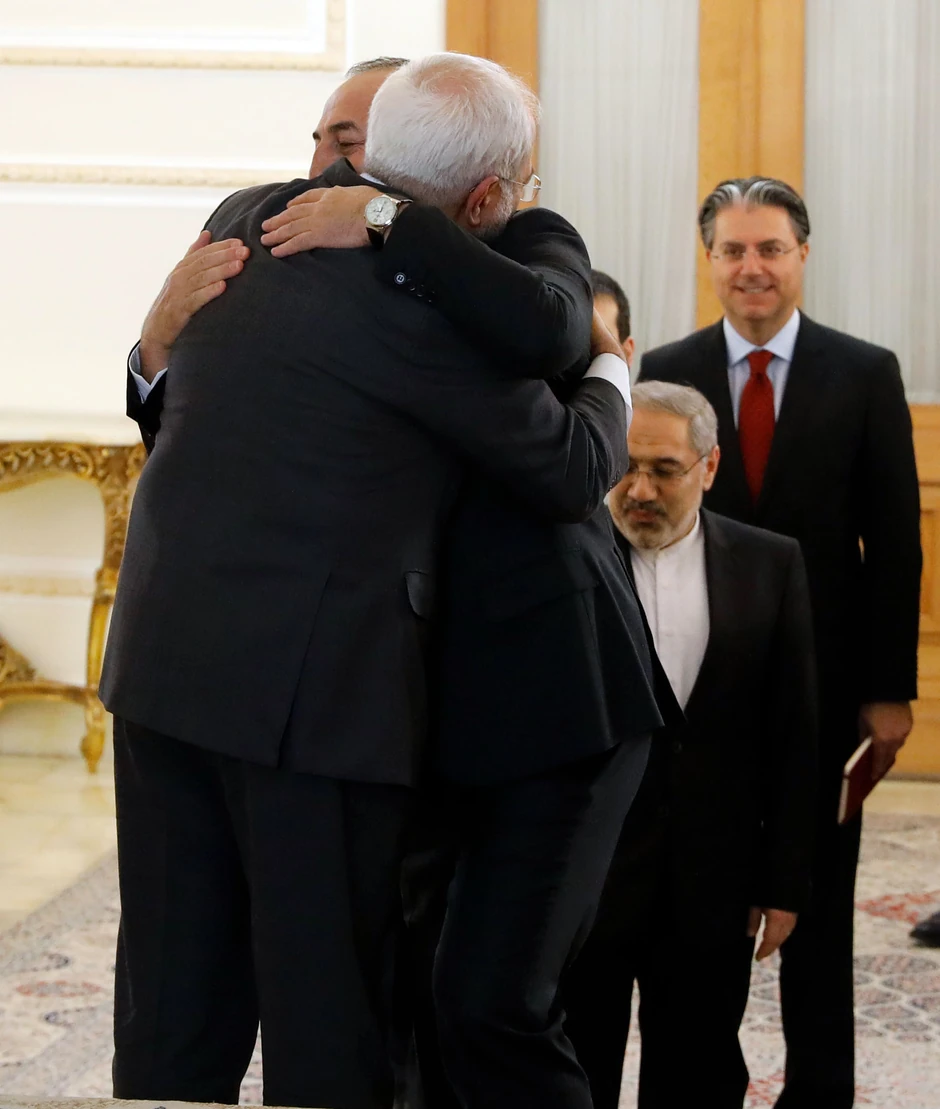 Zarif i Čavušoglu u Teheranu 2018.