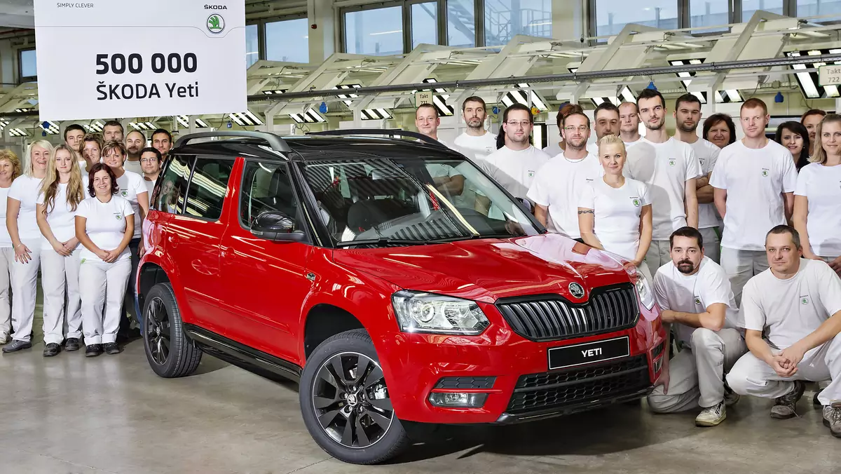 500 tys. Skoda Yeti