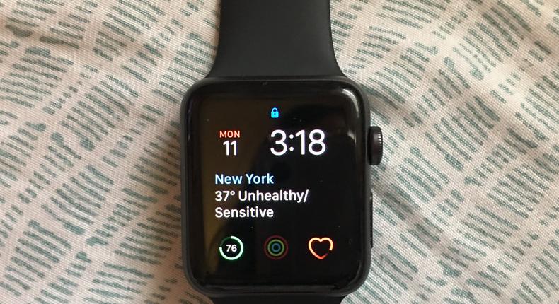 Apple Watch face