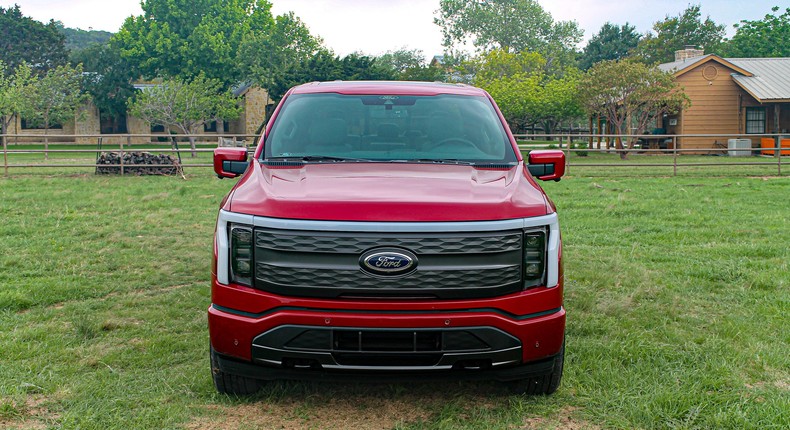 The 2022 Ford F-150 Lightning Lariat.