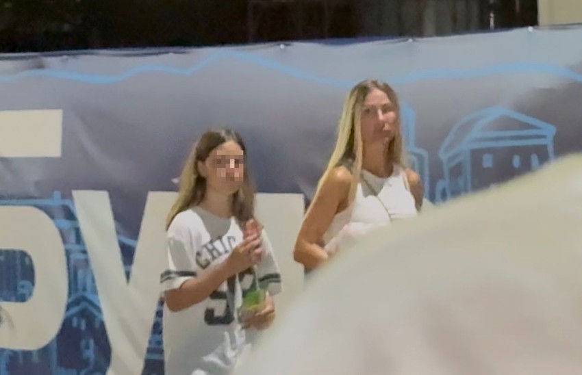 Vesna Đogani sa ćerkom, paparaco