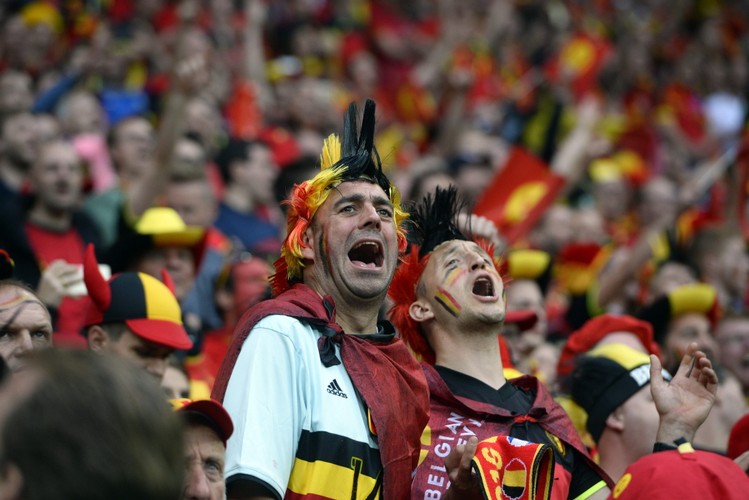 Kibice reprezentacji Belgii naprawdę mają 'diabelską' fantazję