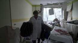 Szpital w Mariupolu po ataku Rosjan