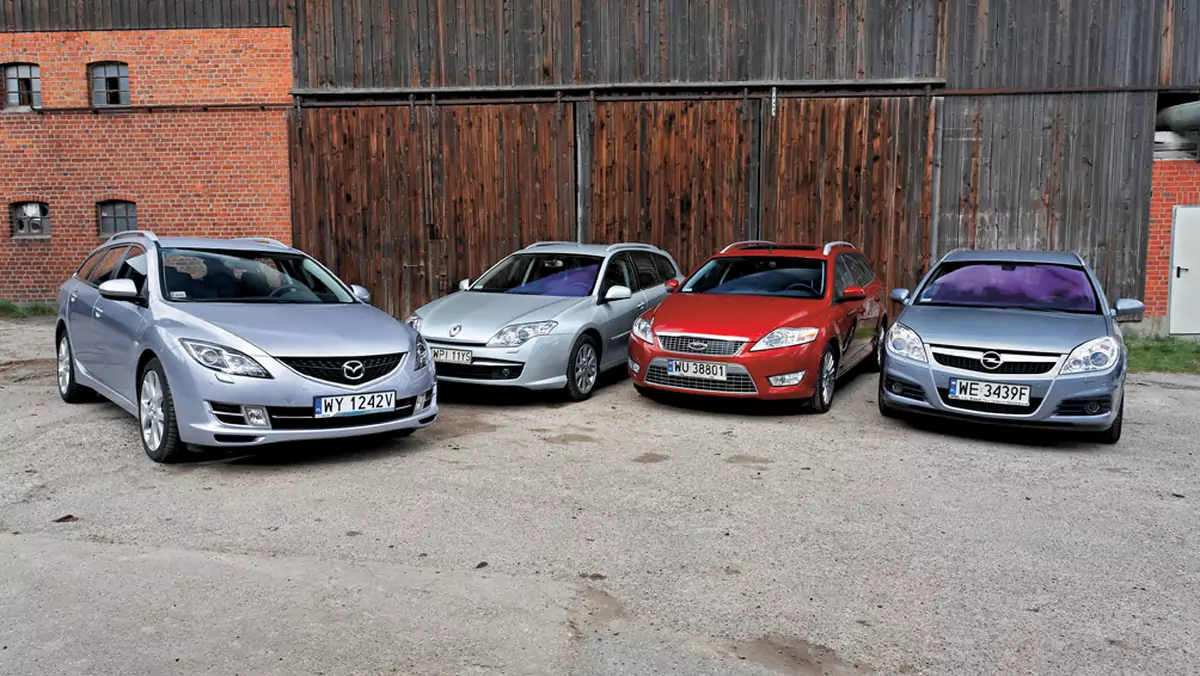 Używane kombi z dieslem dla rodziny: Ford Mondeo kontra Mazda 6, Opel Vectra i Renault Laguna