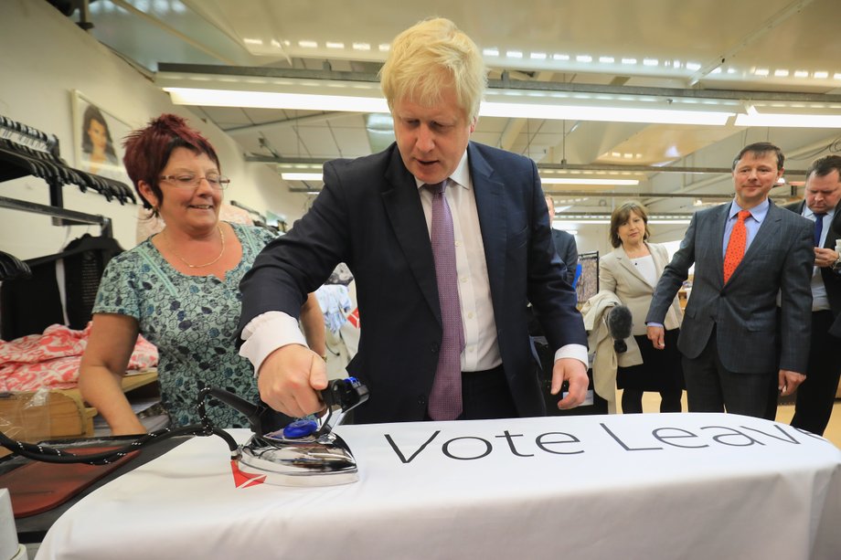 Boris Johnson, kampania Vote Leave