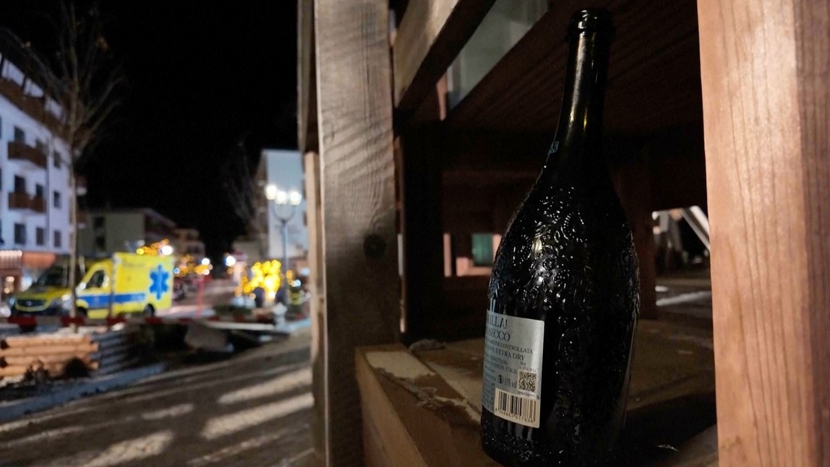 Požar u baru u Krans-Montani, Švajcarska