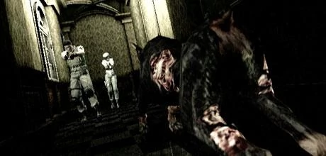 Screen z gry "Resident Evil: The Umbrella Chronicles"