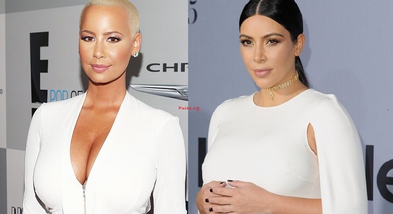 Amber Rose , Kim Kardashian