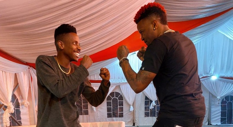 Eric Omondi and Konshens 