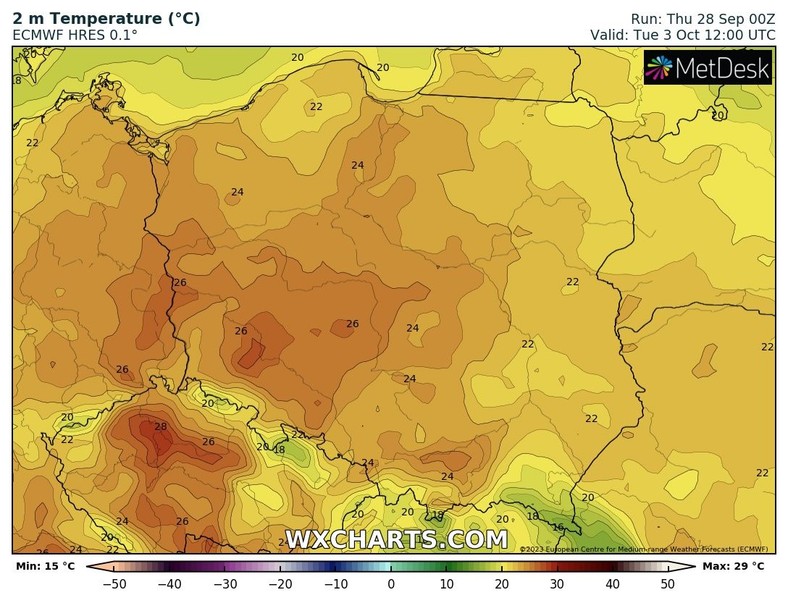 Powrót ciepłego lata czeka nas na początku przyszłego tygodnia