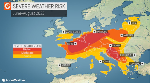 W Polsce ryzyko ekstremalnych zjawisk ma być tego lata umiarkowane