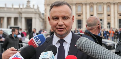 Prezydent Duda z małżonką zostali przyjęci na audiencji przez papieża Franciszka