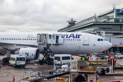 Duże niemieckie lotnisko zamknięte z powodu zagrożenia bombowego w samolocie IranAir