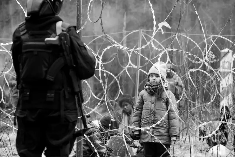 Kadr z filmu &quot;Zielona granica&quot;