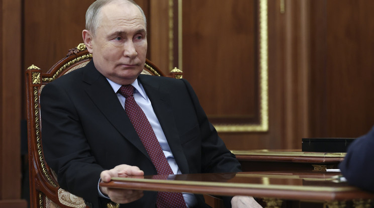 Vlagyimir Putyin a legnagyobb esélyes/Fotó: MTI/AP/Szputnyik/Orosz elnöki sajtószolgálat pool/Mihail Mecel