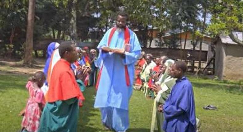 Mwalimu Yesu and his disciples in Bungoma county