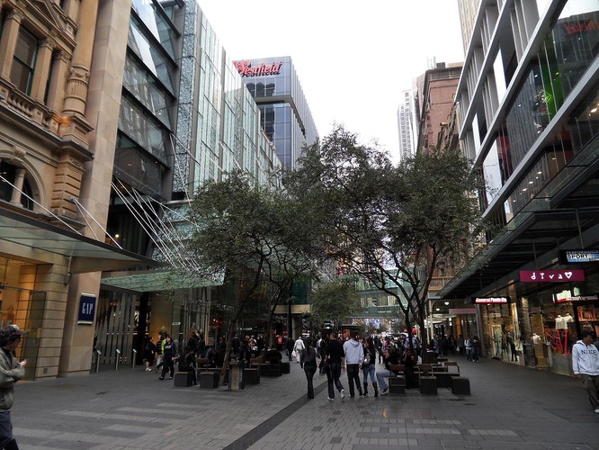 5. Pitt Street Mall w Sydney