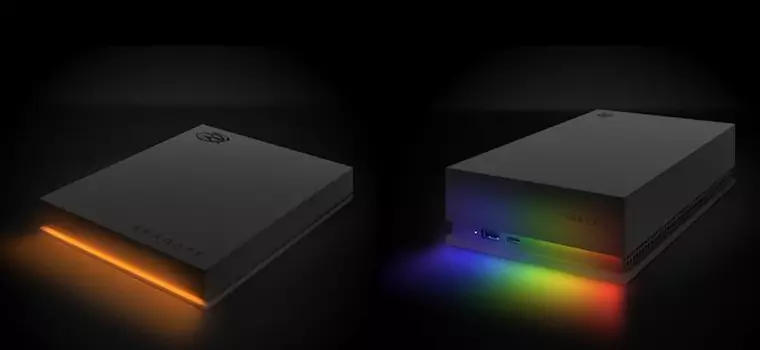 Seagate zaprezentowało zewnętrzne dyski HDD FireCuda z podświetleniem RGB