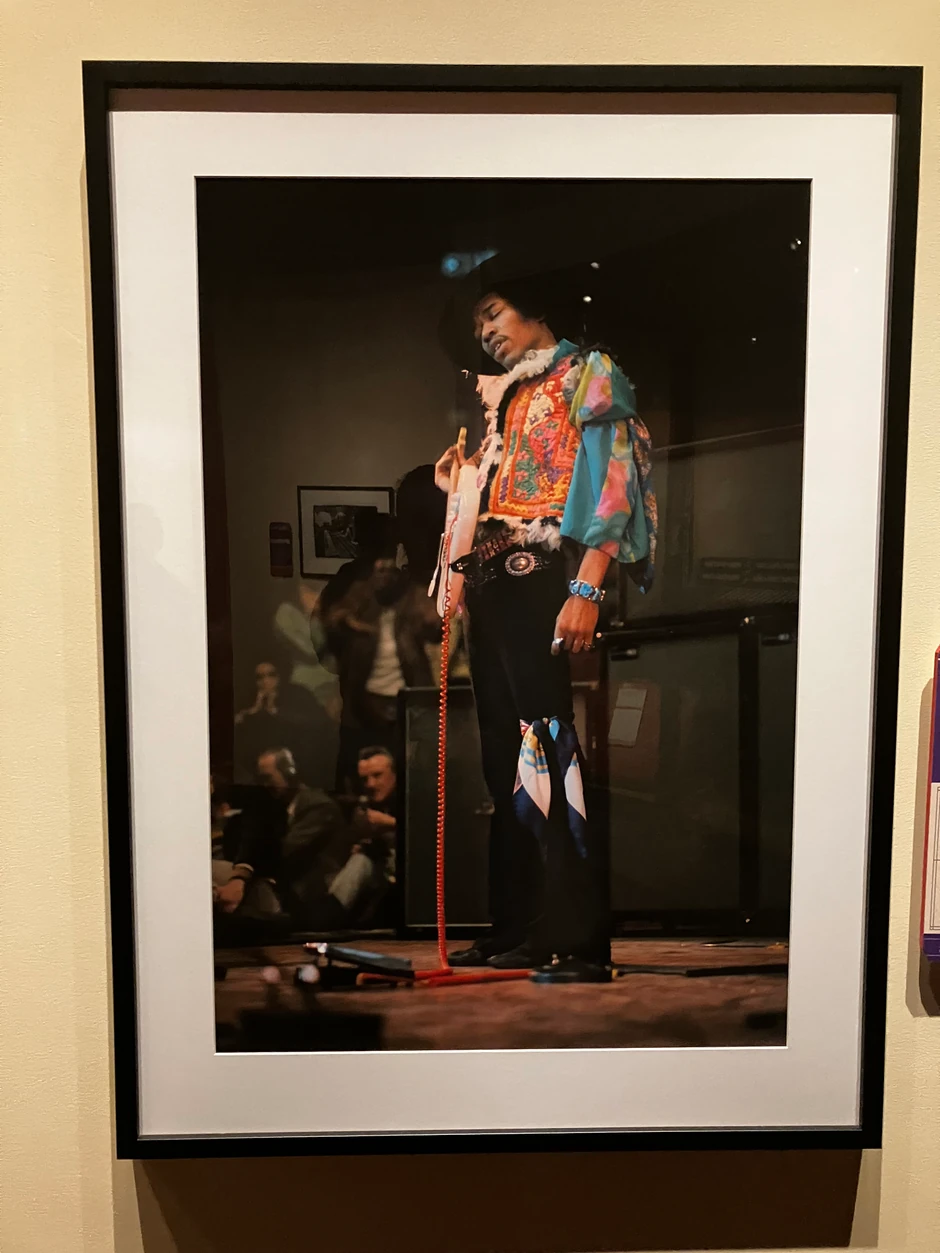 Fotografija Džimi Hendriksa sa nastupa u Muzeju pop kulture