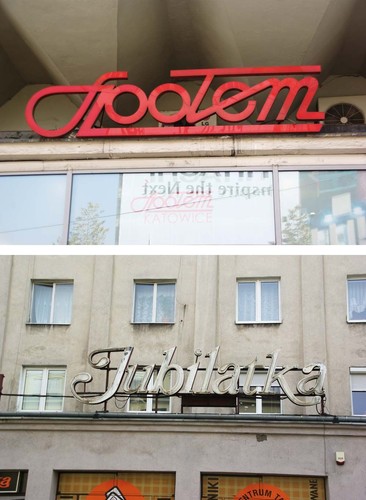 szyldy reklamowe / fot. Stefania Krzysztofowicz-Kozakowska/Wydawnictwo BOSZ