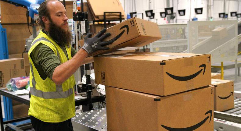 Amazon is lobbying for a $15 minimum wage.
