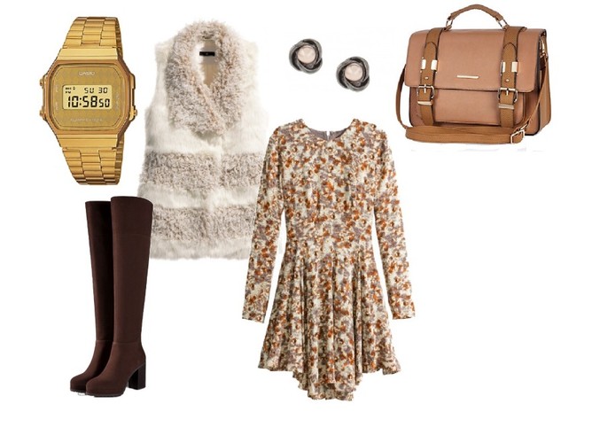 STYLIZACJE ze złotymi acentami na jesień 2014