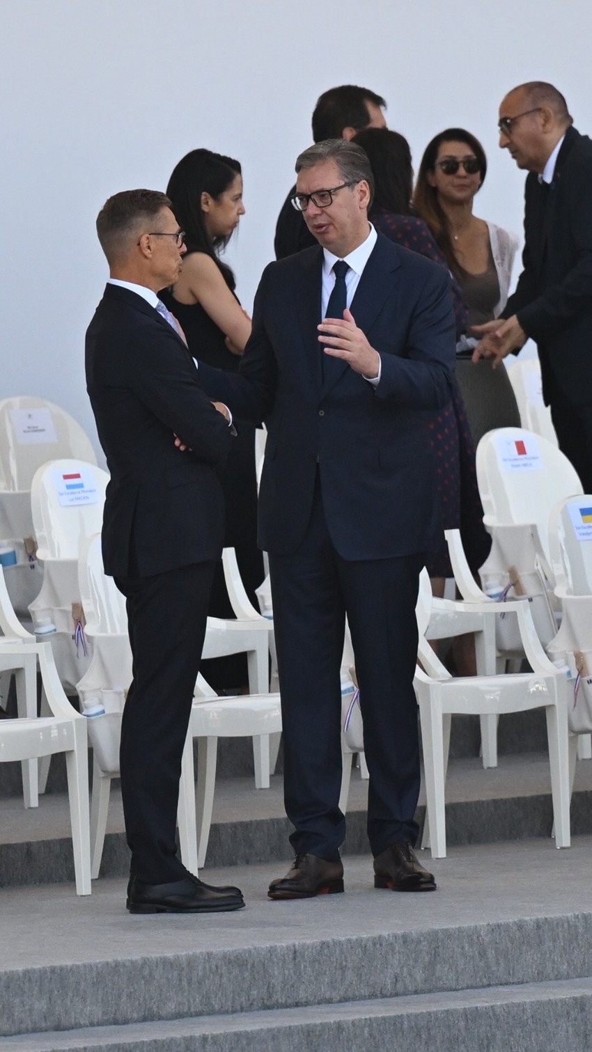 Aleksandar Vučić na paradi u Francuskoj