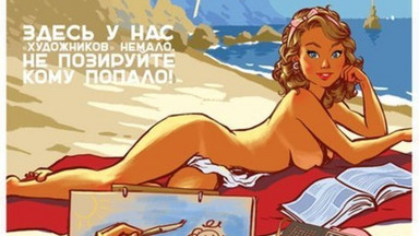 "Ostrożnie, Krym!" - kontrowersyjny kalendarz z pin-up girls