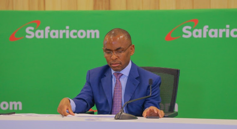 Safaricom Chief Executive officer (CEO) Peter Ndegwa 