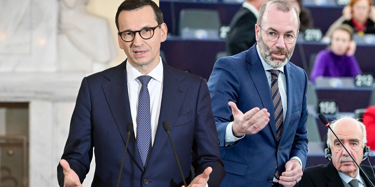 Manfred Weber weźmie udział w debacie z Mateuszem Morawieckim?
