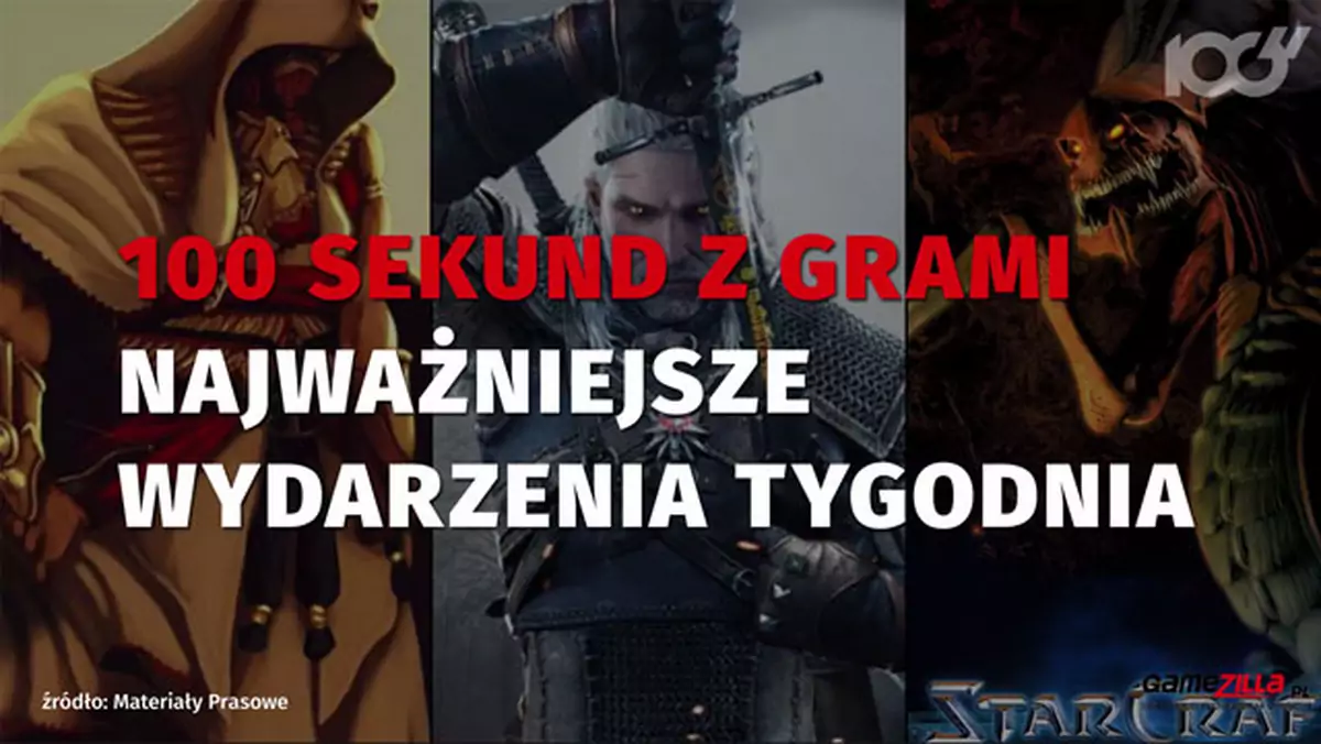 100 sekund z grami - StarCraft za darmo, miliony z CD Projekt i informacja o nowym Assassin's Creed