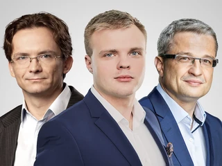 Od lewej: Jarosław Jamka, Chief Investment Officer w WealthSeed, Bartosz Pakulski, analityk inwestycyjny w Flash Ventures oraz Michał Szymański, prezes VIG / C-Quadrat TFI