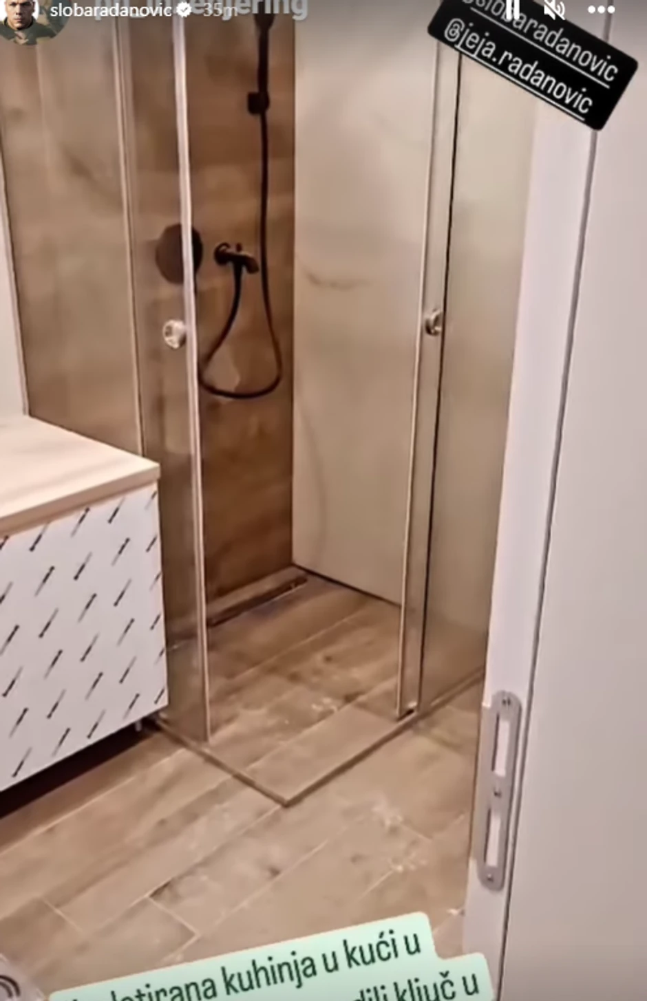 Sloba Radanović pokazao unutrašnjost kuće u Slankamenu