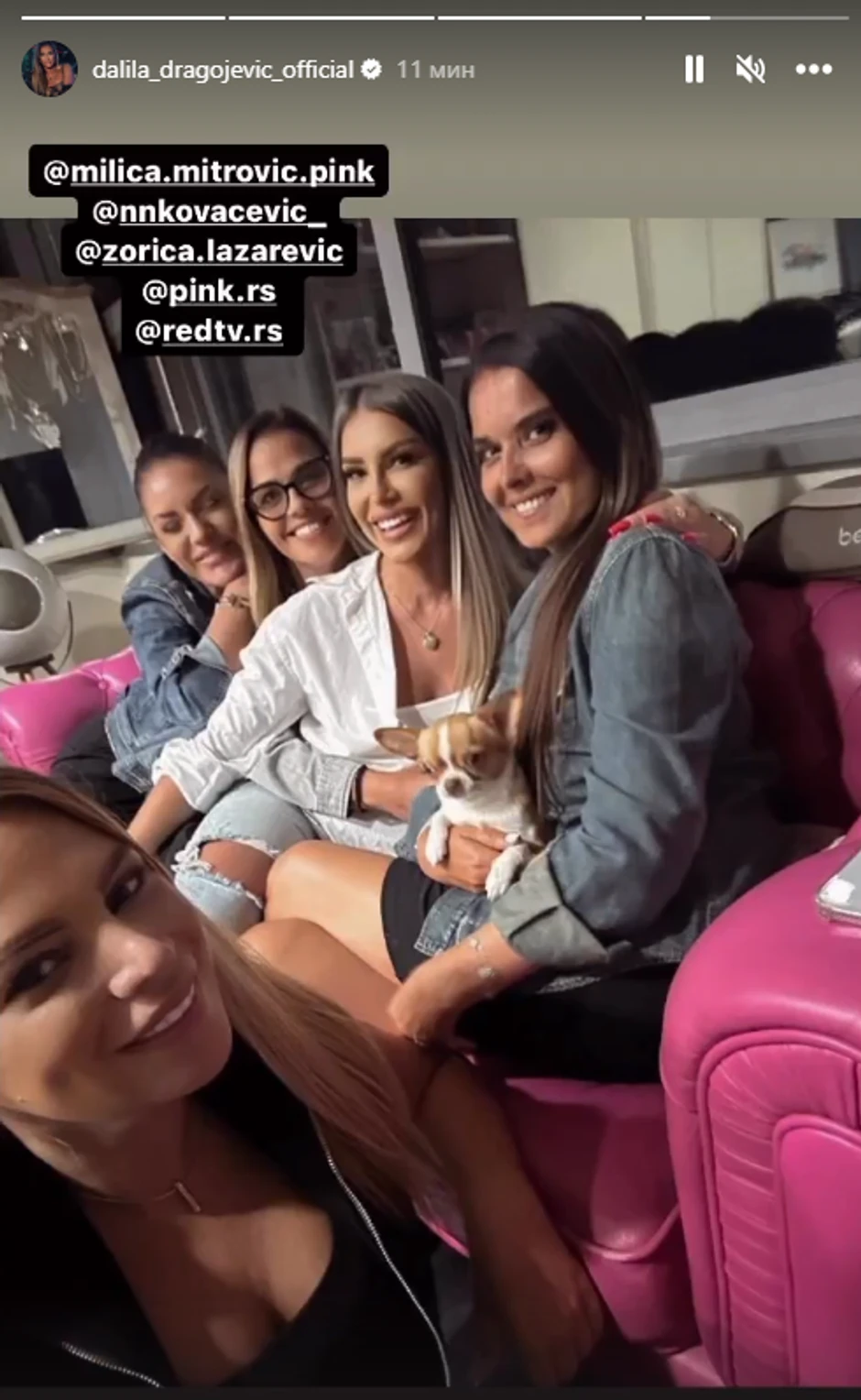 Dalila Dragojević sa Milicom Mitrović